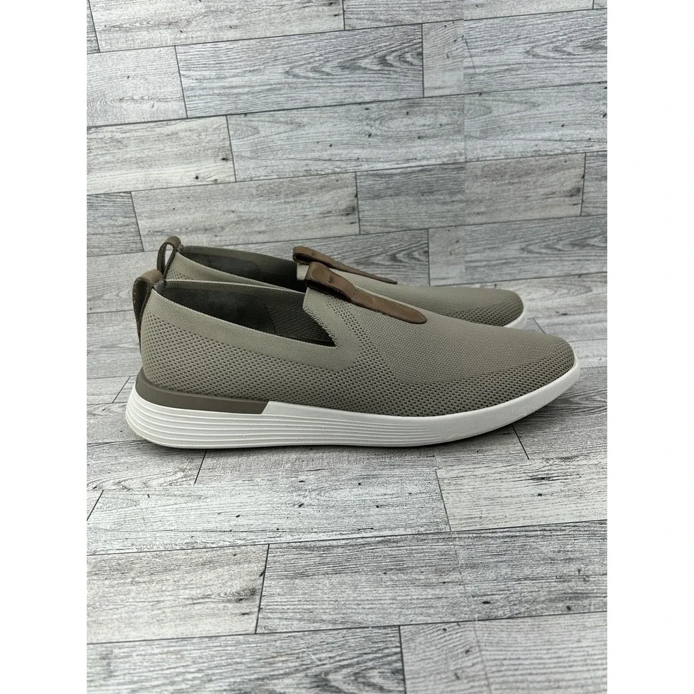 Wolf & Shepherd SwiftKnit‎ Loafers Mens 10 Taupe Knit Slip On WNSKLF2-37-D100